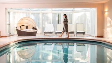 Indoor pool, a heated pool