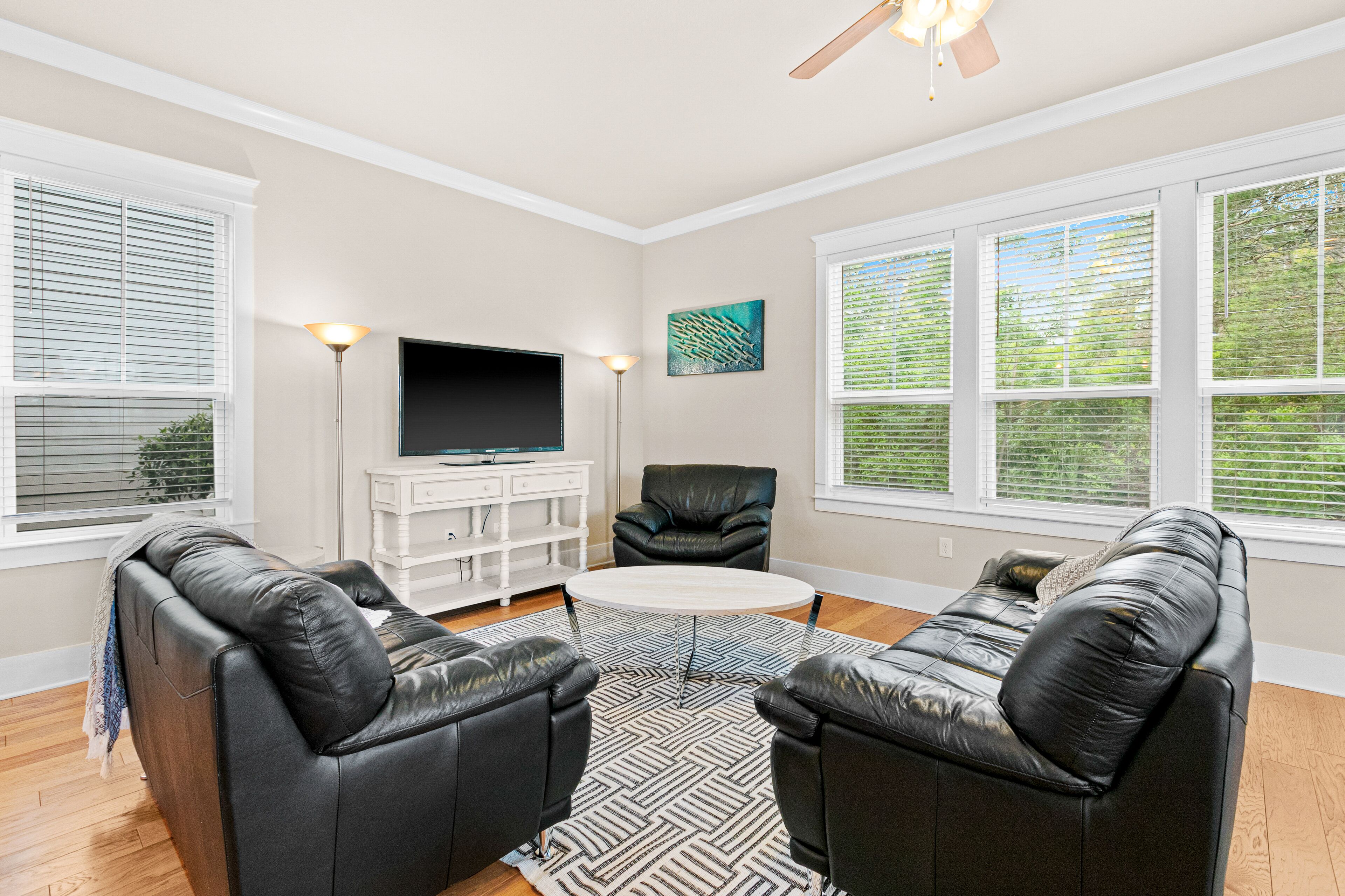 Peaceful coastal retreat with WiFi, central AC, & shared pool - walk to beach