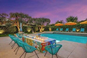 Una piscina climatizada