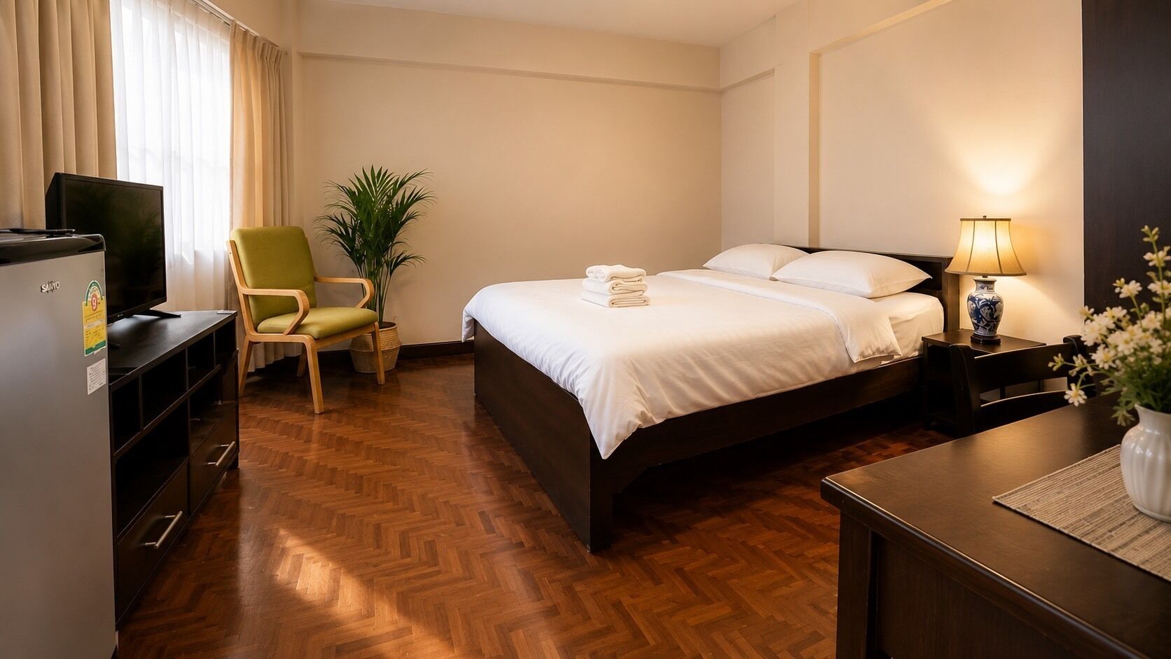 Standard Double Room | Desk, free WiFi, bed sheets