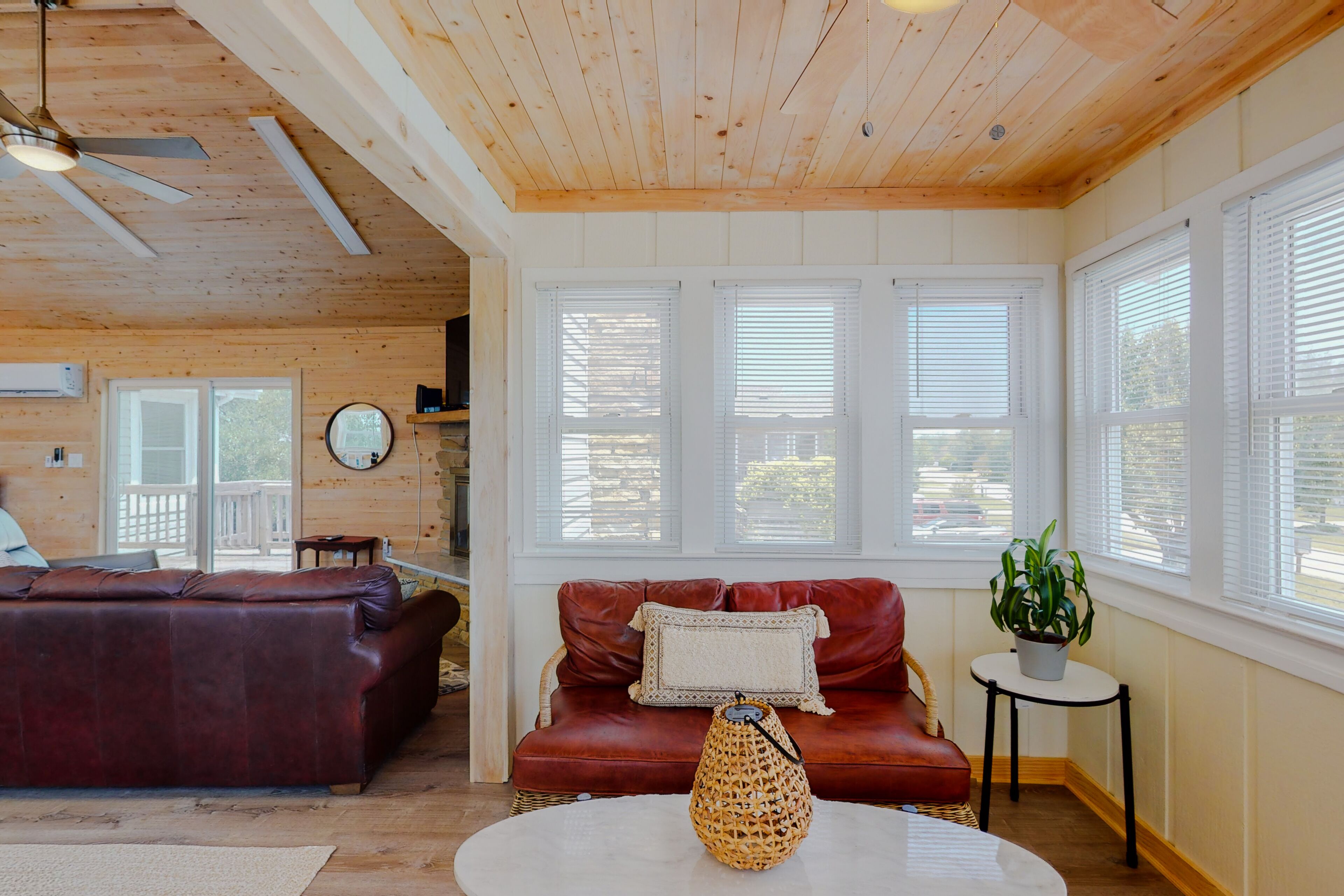 Water-view home with private hot tub, 2 kitchens, & W/D - steps to beach access