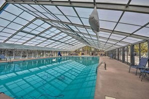 Indoor pool, a heated pool