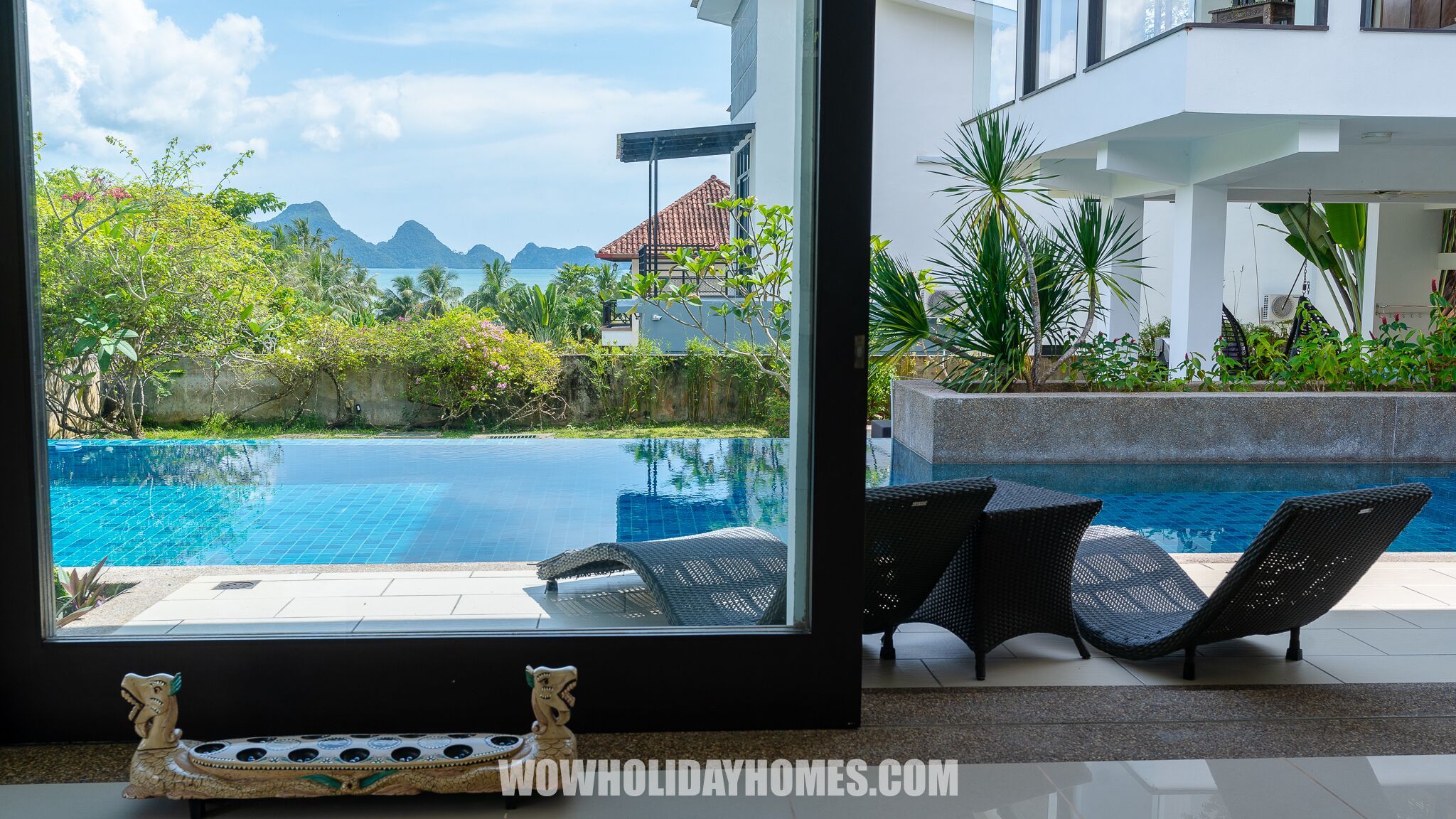 Útsýni frá gististað