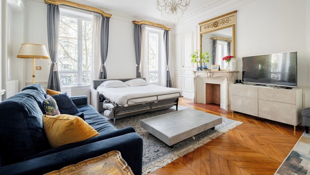 1 bedroom, WiFi, bed sheets - Porcelain Pelouse, by Veeve (Paris)