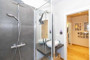 Shower, hair dryer, bidet