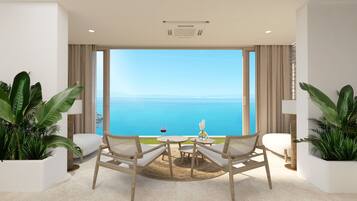 Byblos Aqua, The Amazing Sea Front Villa | Area keluarga | TV dan lantai berpemanas