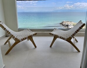 Terrace/patio - Byblos Aqua, The Amazing Sea Front Villa (Thasos)