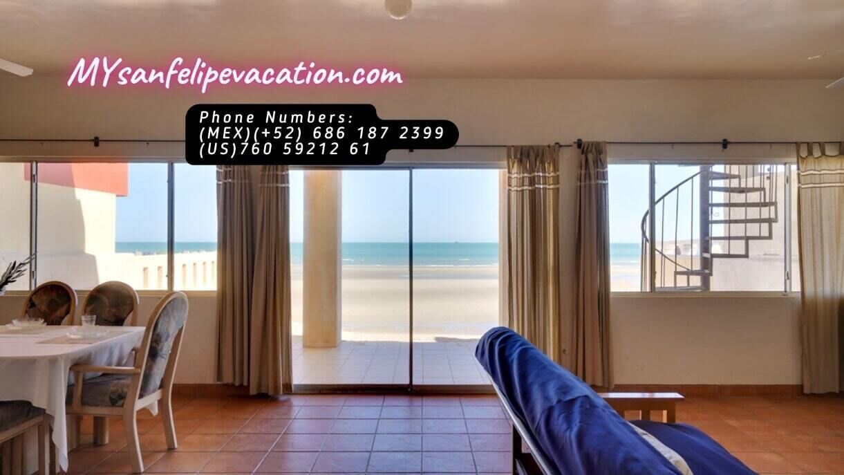 Villa de las palmas San Felipe Condo with 2 bedrooms, Wifi, Streaming TV