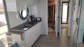 Kühlschrank, Ofen, Herdplatte, Geschirrspüler