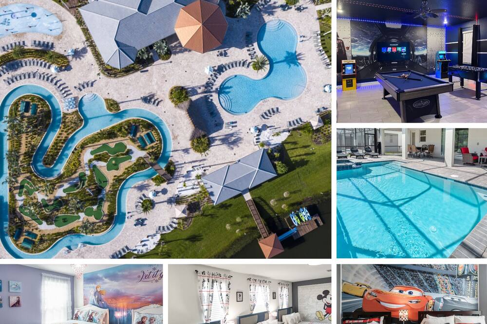 Luxury 9-Bedroom Disney Vacation Villa at Storey Lake Resort