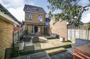 Terrace/patio - 3 x Floor Fun House with Games Room (Sleeps 6) (Ashford)