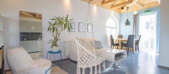 Ferienwohnung Blå mit Garten in Strandnähe