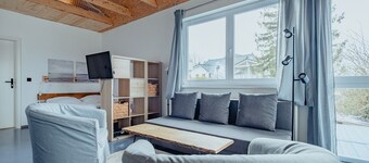 Apartment Nordstern mit Garten und Parkplatz