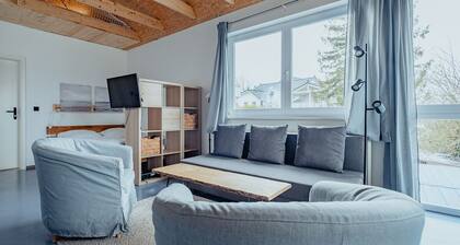 Apartment Nordstern mit Garten und Parkplatz