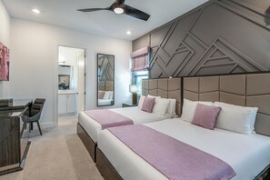 6 bedrooms, desk, iron/ironing board, WiFi