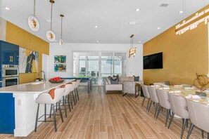 Dining - Stellar Villa Near Disney w/ Space Themed BR, Arcade, Theater, Game Loft & Pool (Davenport)