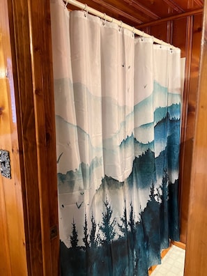 Deluxe Double Room, Kitchenette, Mountainside | Bathroom