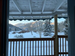 View from room - Mountain View Lodge (Red River)