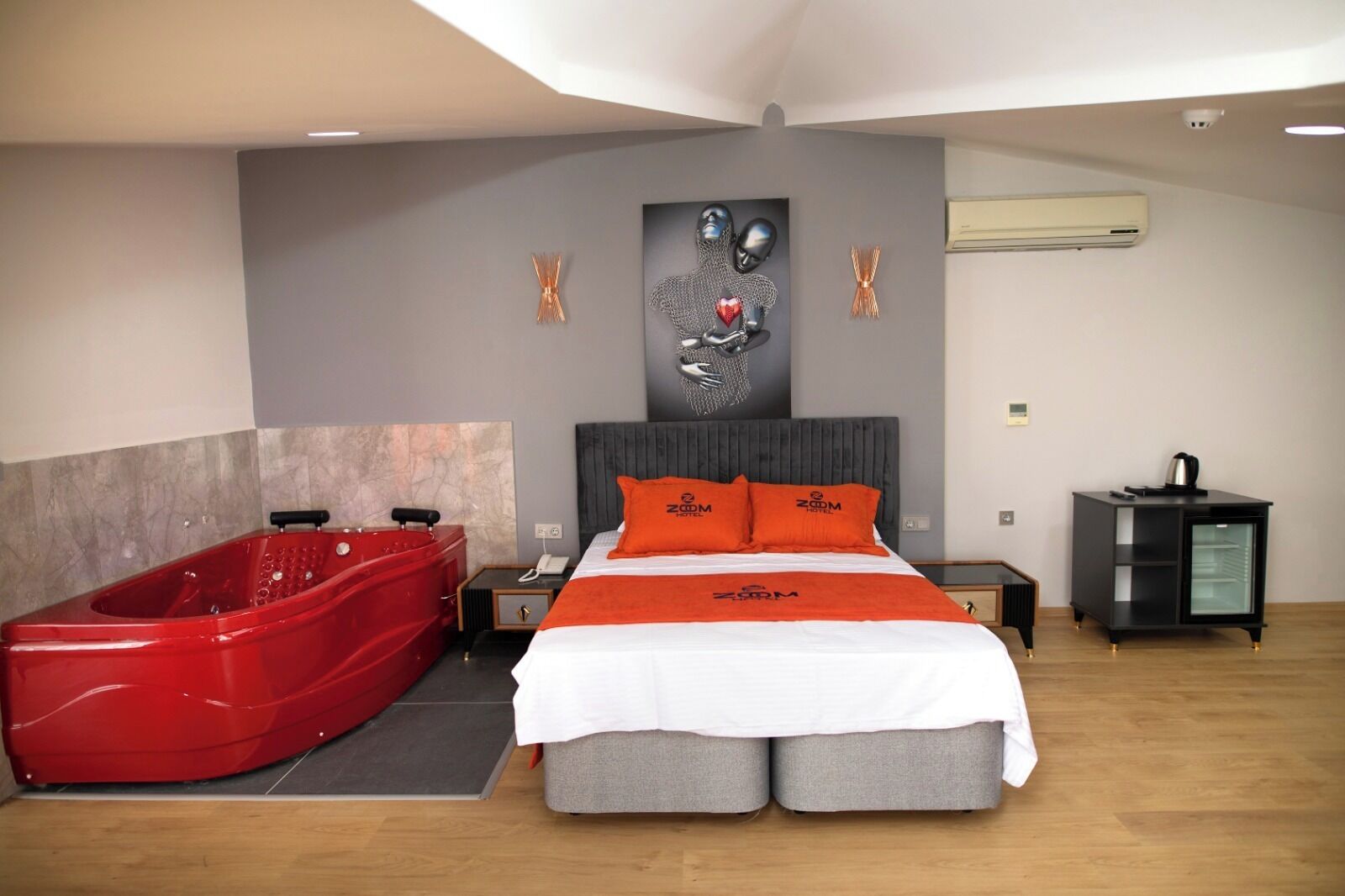 Chambre Double Romantique, bain à remous