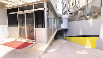 Free self parking, free valet parking