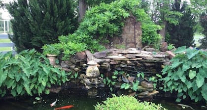 32 Acres of Lush Gardens with Private Cottage. Go on a Texas Foodie Adventure!