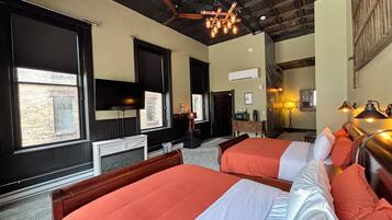 1 bedroom, premium bedding, individually decorated