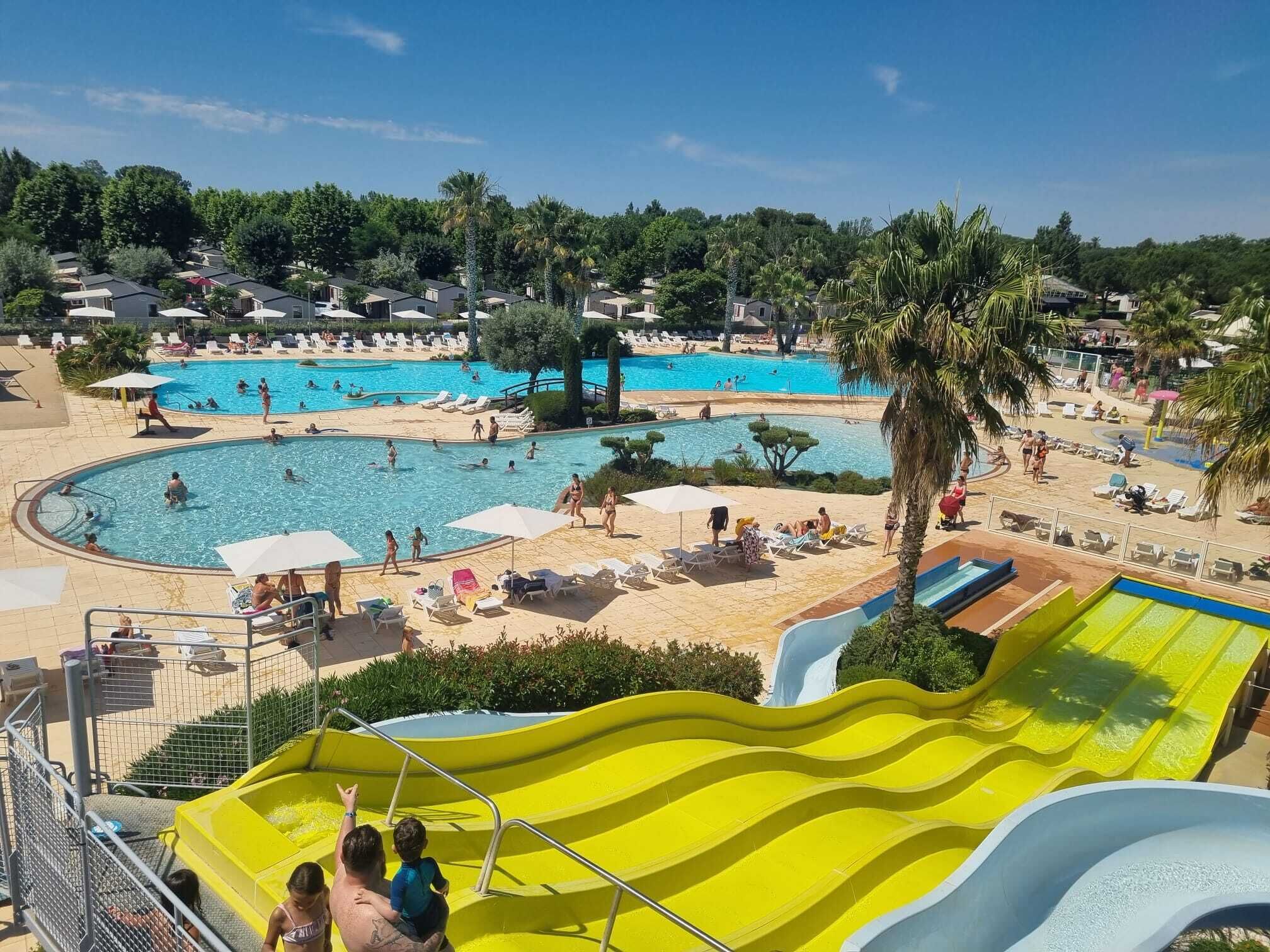 Piscine extérieure, piscine chauffée