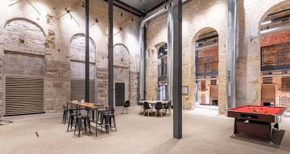 Brewery District 2-Story 2BR Apt Near Fiserv with Rooftop, Gym, and Parking