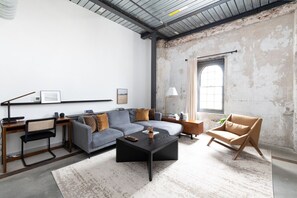 Smart TV, foosball, books