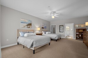 3 makuuhuonetta, työpöytä, silitysrauta/-lauta, Wi-Fi