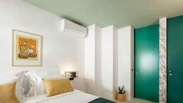 Chambre Design Double ou avec lits jumeaux | Literie hypoallergénique, matelas mémoire de forme, minibar