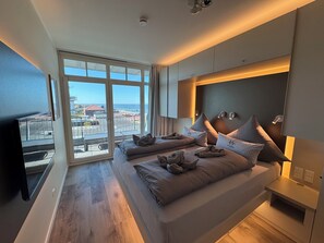 2 bedrooms, free WiFi - Anna Düne 3-43 Exclusive dream view of the sea in the aparthotel with roof terrace (Wangerooge)
