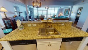 Condo, 5 Bedrooms | Private kitchen - Ocean Blue 301 by Coastline Resorts (Myrtle Beach)