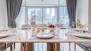 Deluxe Apartment, Ensuite, Pool View (4 Bed) | Restaurant - Luxurious 4 Bedroom Duplex Villa Apartment Near JBR (Dubai)