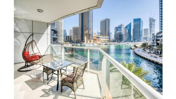 Deluxe Apartment, Ensuite, Pool View (4 Bed) | Garden - Luxurious 4 Bedroom Duplex Villa Apartment Near JBR (Dubai)