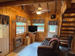 Cheminée, chaîne hi-fi