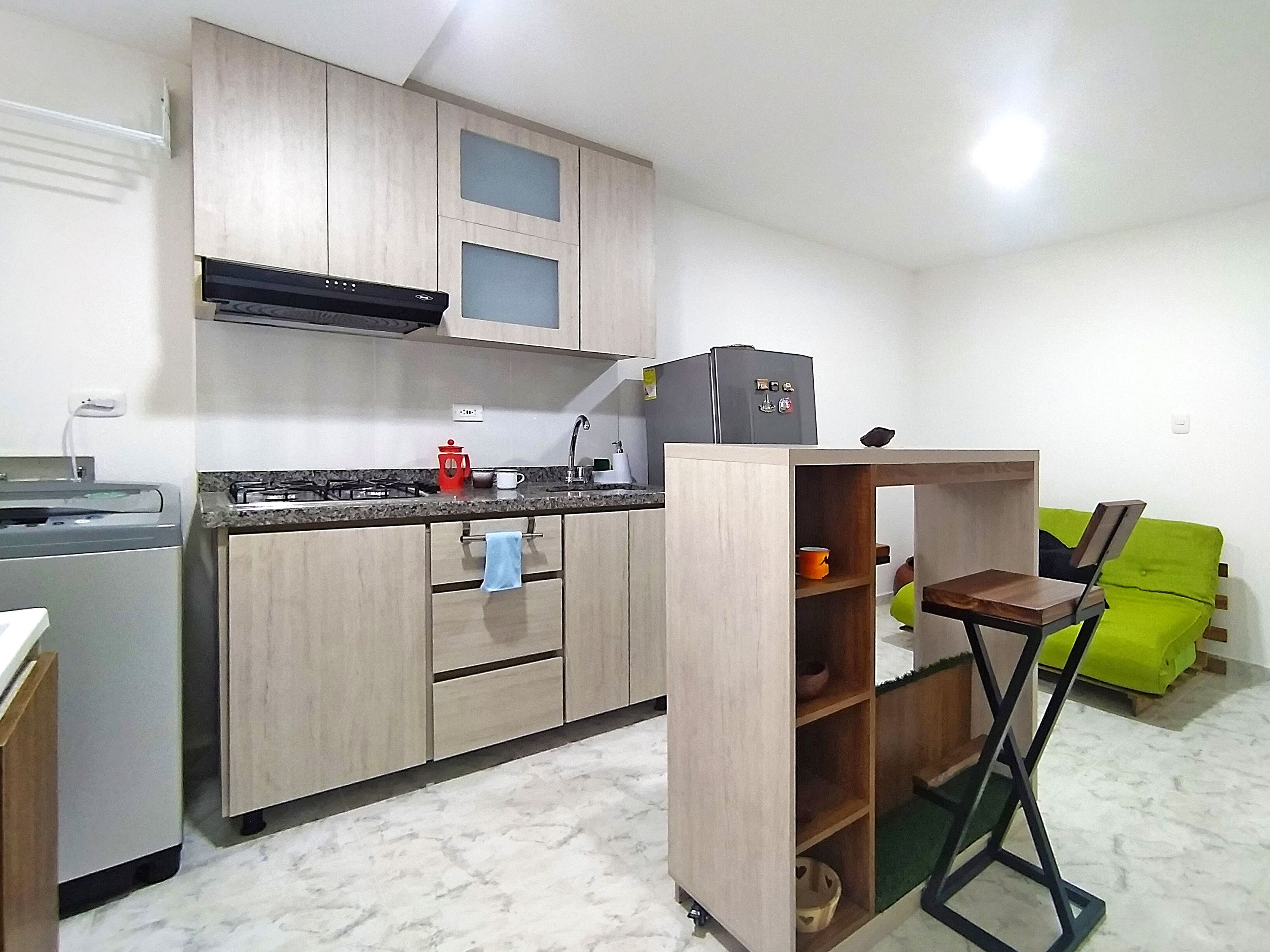 New studio apartment with chocolate flavor