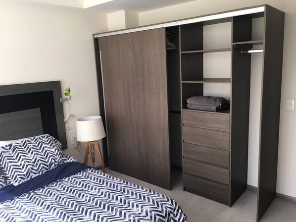 1 bedroom, iron/ironing board, Internet, bed sheets