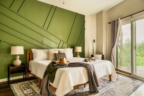 4 habitaciones, escritorio, tabla de planchar con plancha y wifi gratis 