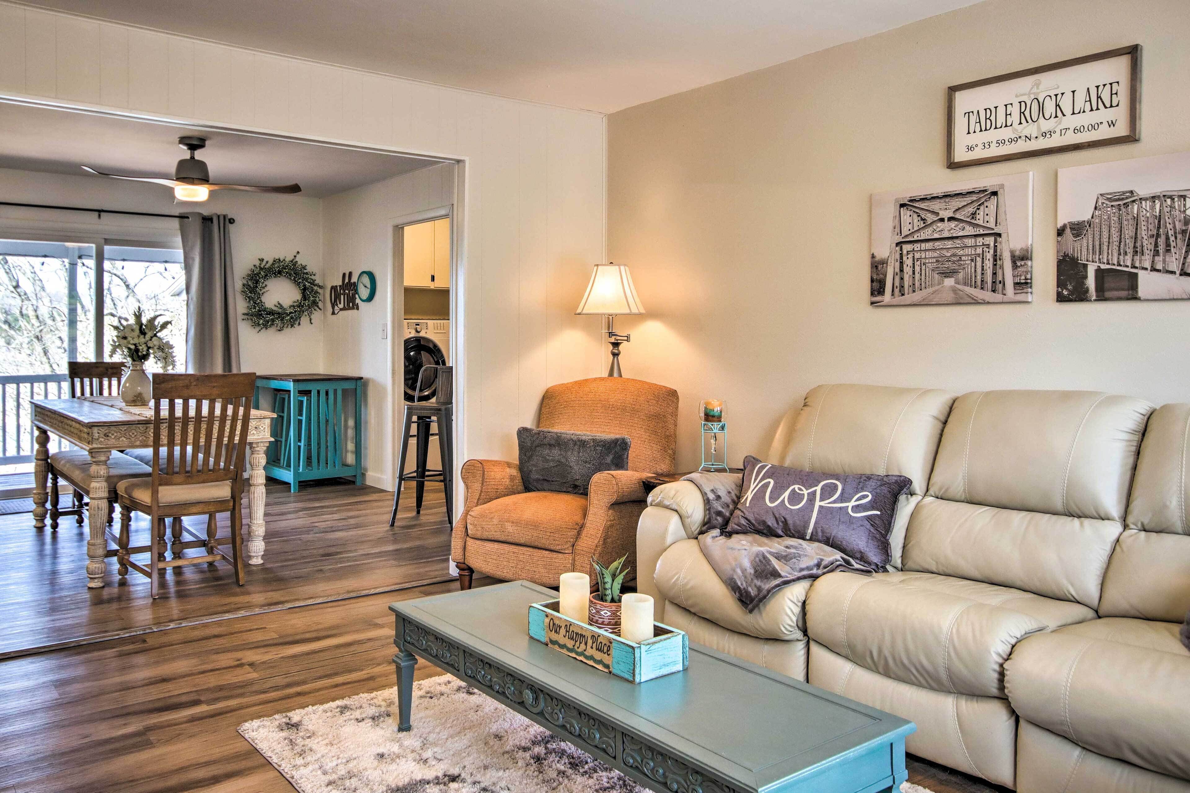 Lakefront Gem w/ Screened Porch + Game Room!