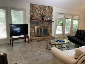 Smart TV, fireplace, offices