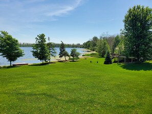 Property grounds - Large, cozy lake home near Round Lake Farm, Nordic Center, Road America, Lambeau (Brillion)