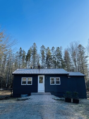 Exterior - Romantic Forest Cabin - private, near everything (Bar Harbor)