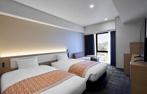 In-room safe, blackout drapes, free WiFi, bed sheets - Daiwa Roynet Hotel KUMAMOTO GINZADORI PREMIER (Kumamoto)