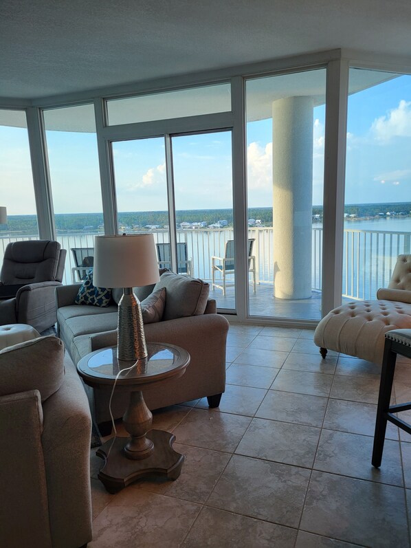 Smart TV, DVD player, books, video library