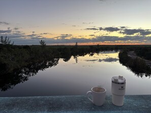 Vue depuis l’hébergement