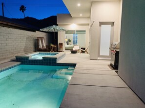 Outdoor pool, a heated pool - Get Cozee at La Quinta w/ Pool & Spa Lic #259080 (La Quinta)