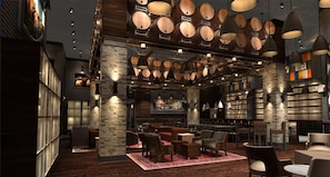 Relax in a cozy atmosphere with a variety of seating options and a rustic charm.