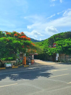 施設の正面