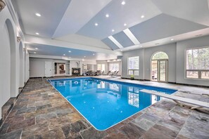 Una piscina climatizada
